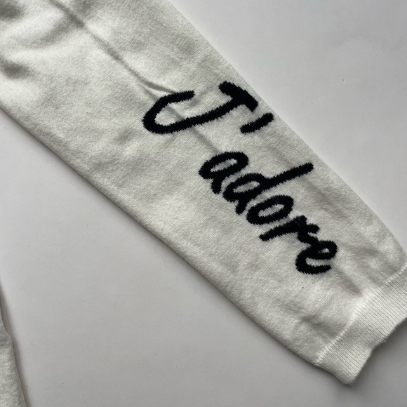 BRODIE Fine Cashmere Oversized V-Neck Sweater Cotton Cashmere Blend Relaxed Fit - Picture 7 of 9